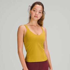 Lululemon Align Waist-Length Tank Top *Light Support, A/B Cups - Auric Gold